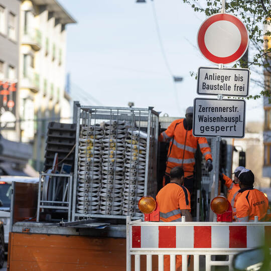 Sperrung Zerrennerstraße