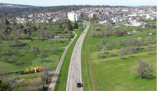 Sperrung Huchenfeld Hohenwart