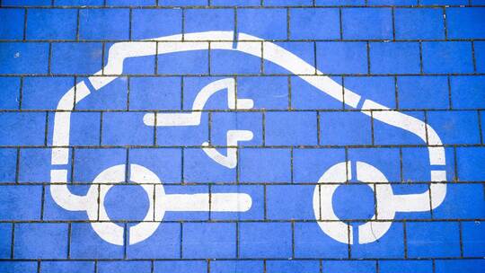 Elektroauto-Symbol