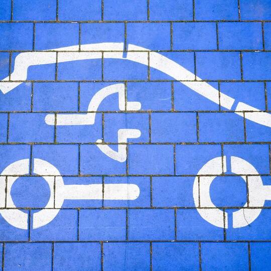 Elektroauto-Symbol