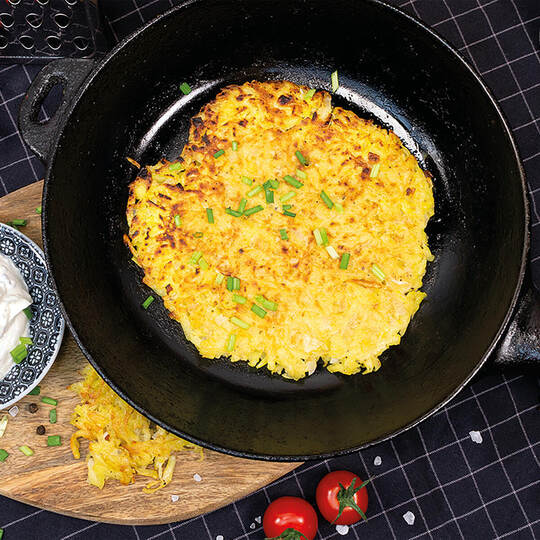 So bleibt die Form: Für Rösti festkochende Kartoffeln verwenden