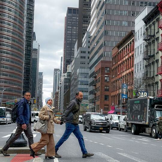 Passanten in New York
