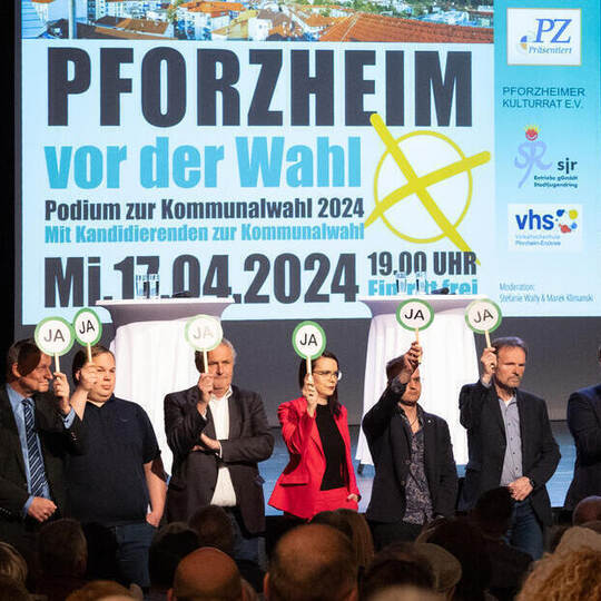Wahlpodium Osterfeld
