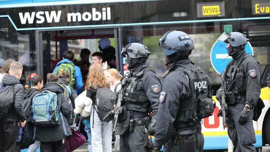 Einsatz an Wuppertaler Gymnasium