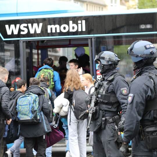 Einsatz an Wuppertaler Gymnasium