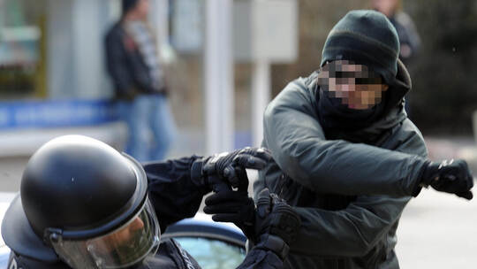 Gewalt gegen Polizisten