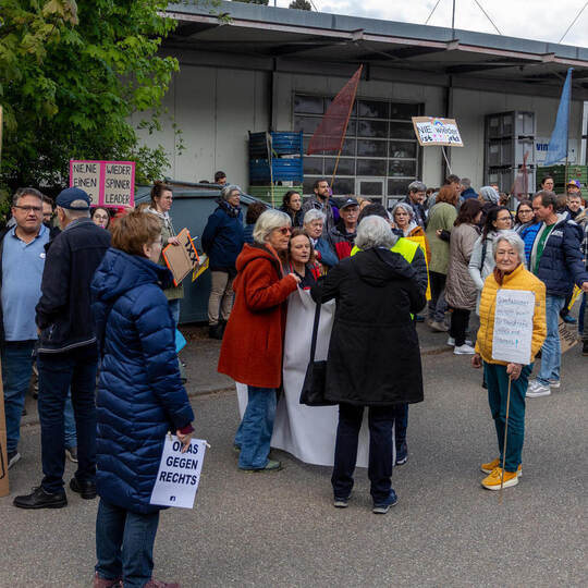 Eisingen Protest gegen AfD