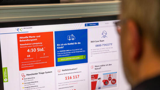 RKH Notaufnahme Online Tool