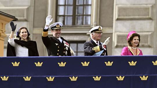 Dänisches Königspaar in Schweden