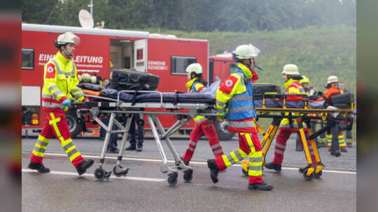 Großübung Feuerwehr Arlinger Tunnel