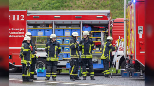 Großübung Feuerwehr Arlinger Tunnel