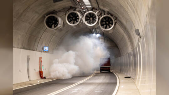 Großübung Feuerwehr Arlinger Tunnel