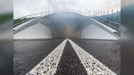 Großübung Feuerwehr Arlinger Tunnel