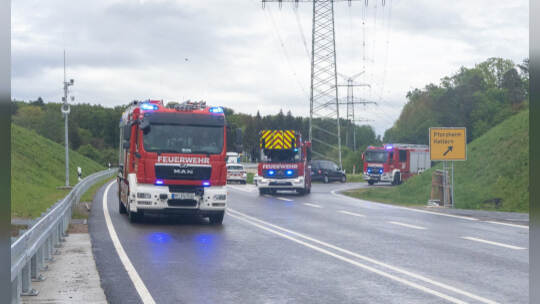 Großübung Feuerwehr Arlinger Tunnel