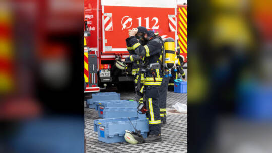 Großübung Feuerwehr Arlinger Tunnel