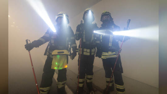 Großübung Feuerwehr Arlinger Tunnel