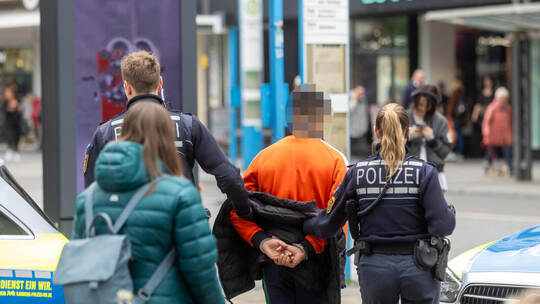 Schlössle Polizeieinsatz Festnahme