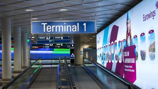 Terminal 1 am Münchner Flughafen Terminal 1 am Münchner Flughafen