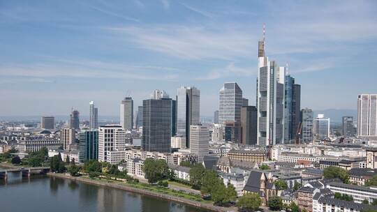 Bankenskyline von Frankfurt