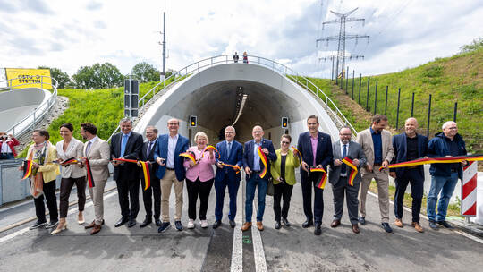 Verkehrsfreigabe Arlinger Tunnel