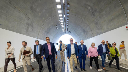 Verkehrsfreigabe Arlinger Tunnel