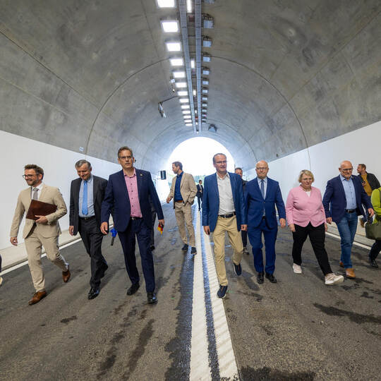 Verkehrsfreigabe Arlinger Tunnel