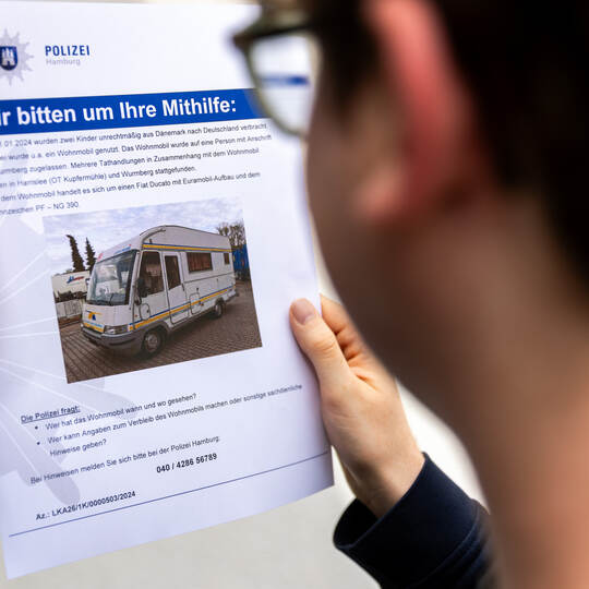 Fahndungsaufruf Polizei Hamburg