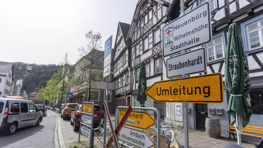 Neuenbürg Hirschbrücke Vollsperrung