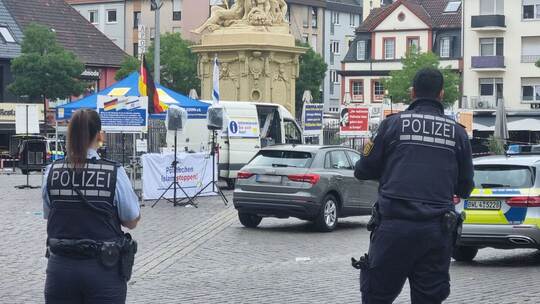 Polizeieinsatz in Mannheim