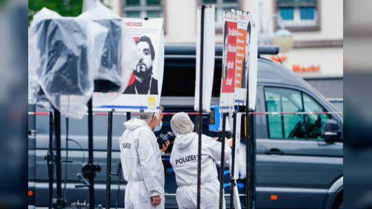 Mannheim - Messerangriff auf Marktplatz