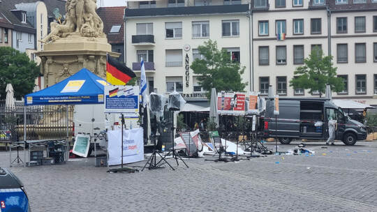 Messerangriff auf Marktplatz in Mannheim