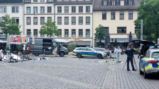 Messerangriff auf Marktplatz in Mannheim