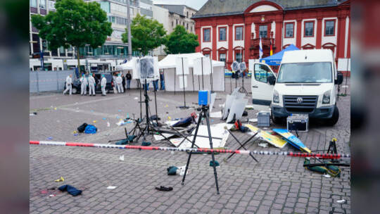 Mannheim - Messerangriff auf Marktplatz