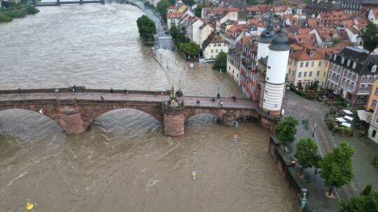 Hochwasser in Heidelberg