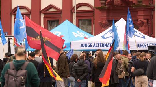 Kundgebung der Jungen Alternative Kundgebung der Jungen Alternative