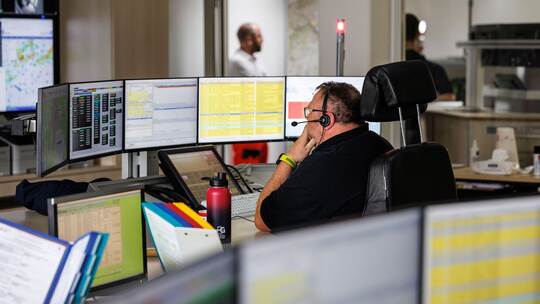 Leitstelle vom Bayerischen Roten Kreuz