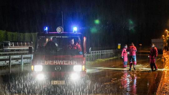 Hochwasser in Baden-Württemberg - Ebersbach an der Fils Hochwasser in Baden-Württemberg - Ebersbach an der Fils