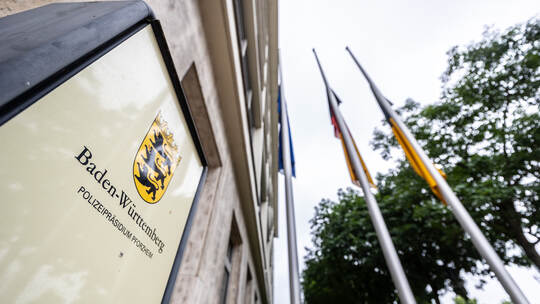 Trauerbeflaggung PP Pforzheim
