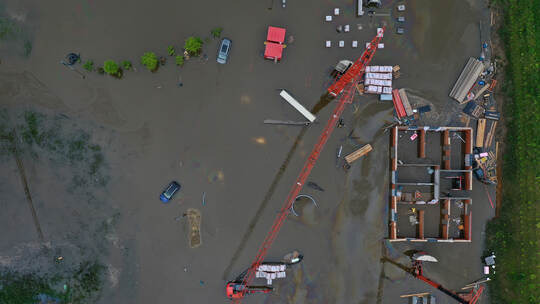 Hochwasser in Bayern - Offingen