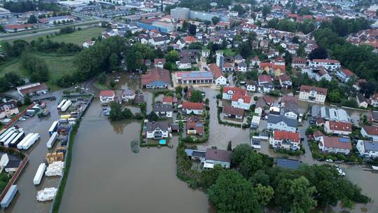 Hochwasser in Bayern - Schrobenhausen Hochwasser in Bayern - Schrobenhausen