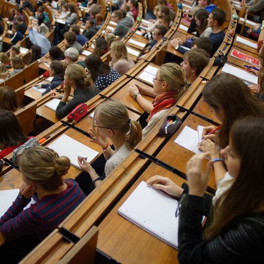 Vorlesung im Hörsaal