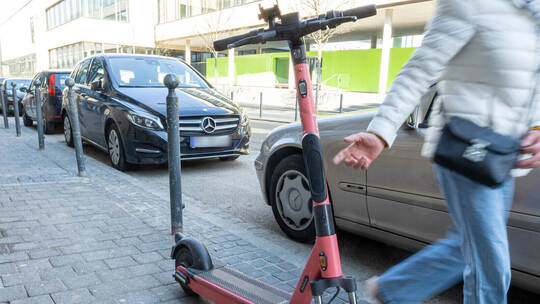 E-Scooter Gehweg