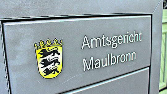 Der Fall wurde im Amtsgericht Maulbronn verhandelt. Stäbler