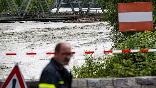 Nach Unwettern in der Schweiz