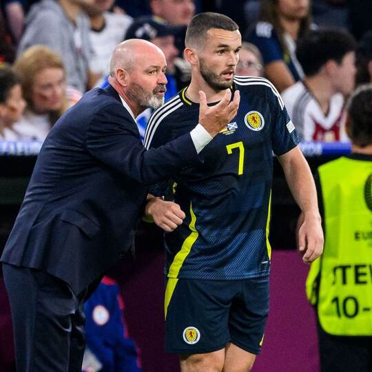 Steve Clarke und John McGinn Steve Clarke und John McGinn