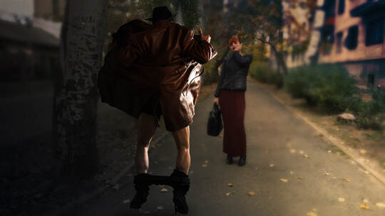 exhibitionist scares passersby