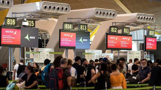 Weltweite IT-Ausfälle - Flughafen von Madrid Weltweite IT-Ausfälle - Flughafen von Madrid