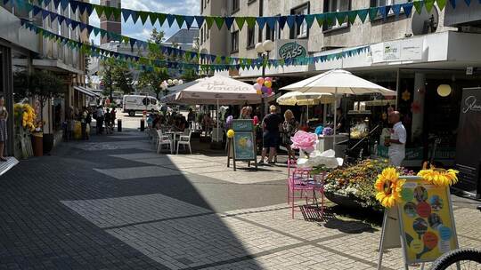 Bunt und blumig ging es beim Blumenfest zu. Steffen Reinhold