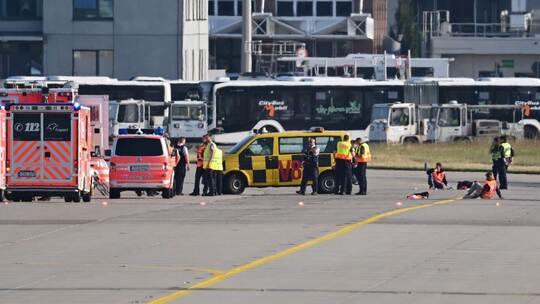 Flugverkehr in Frankfurt wegen Klimaaktivisten eingestellt