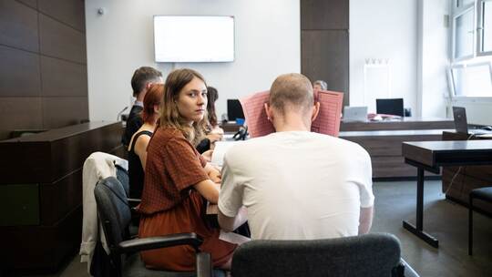 Beginn Prozess gegen vier Klimademonstranten in Berlin